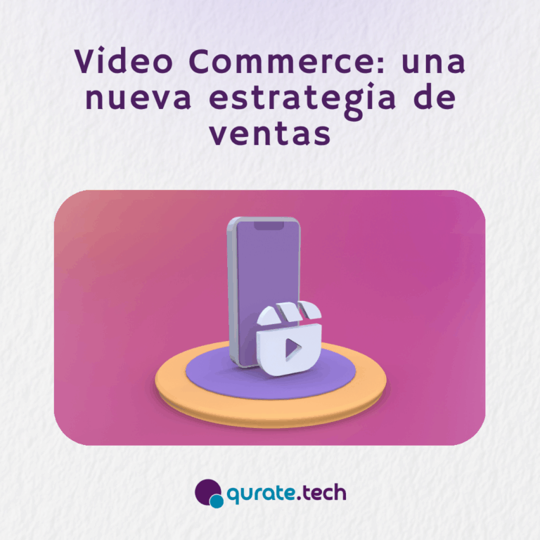 Portada con título: "Video Commerce: una nueva estrategia de ventas". La imagen es un teléfono referenciando a los reels.
